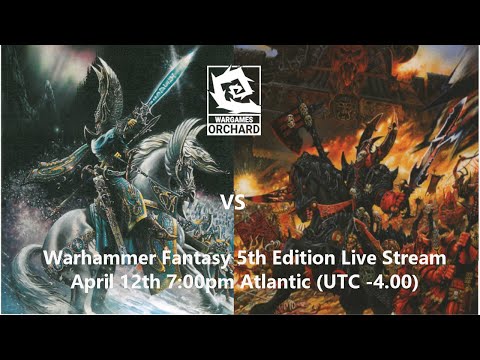 Warhammer Fantasy Battles 5th Edition High Elves VS Chaos 1500pts