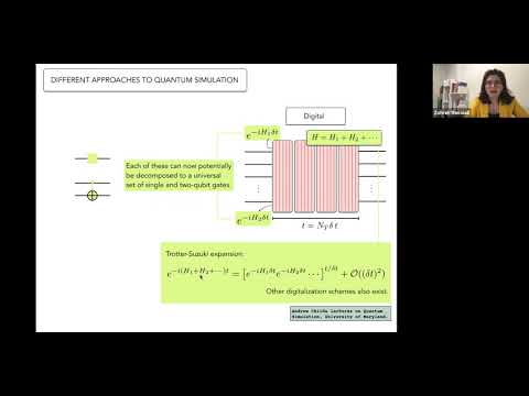Quantum Simulation (Zohreh Davoudi): Lecture 2