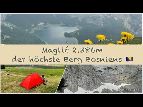Maglić, der höchste Berg Bosniens und Trnovacko Jezero