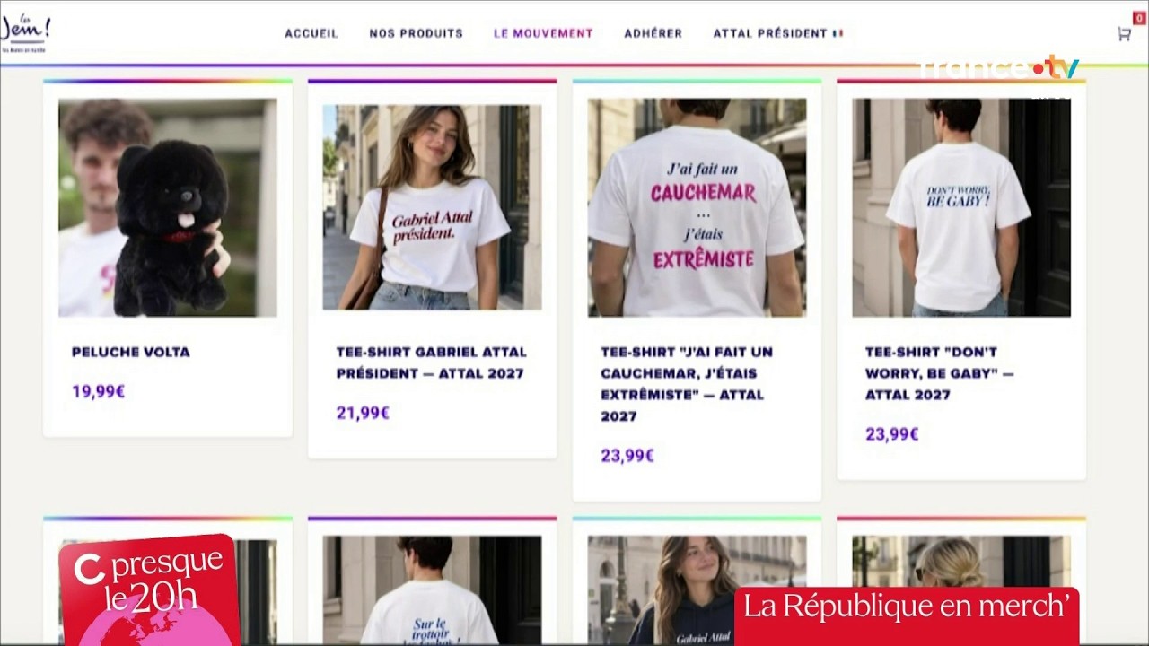 La République en merch’…c’est quelque chose ! - C presque le 20h de Bertrand Chameroy