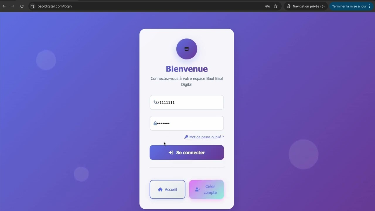 Comment ajouter un employé dans Baol Baol Digital