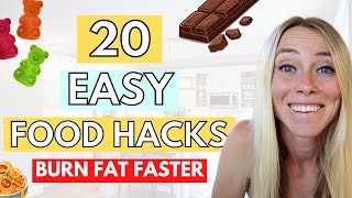 20 *MUST KNOW* Food Hacks That Work BETTER Than Counting Calories!!