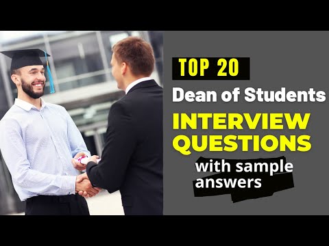 Top 20 Dean of Students Interview Questions and Answers for 2024