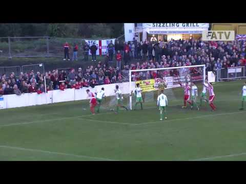 Stourbridge vs Biggleswade Town 4-1, FA Cup First Round Proper 2013-14 highlights