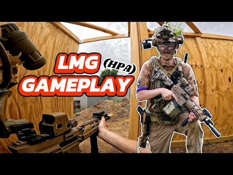 Airsoft LMG Gameplay | Protect the President 