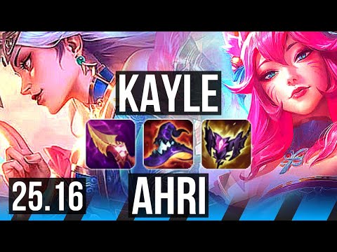 KAYLE vs AHRI (MID) | EUW Master | 25.16
