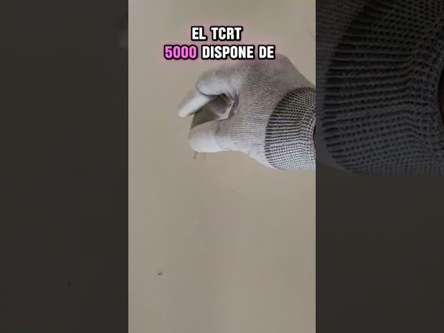 Vídeo relacionado con 8 unidades TCRT5000 módulos de sensor reflector infrarrojo, módulo de sensor de intensidad de luz digital, interfaz de seis hilos CC 3,3 V-5 V