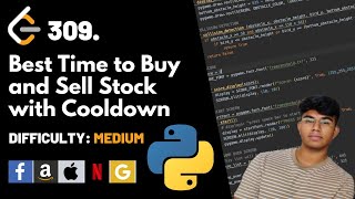 YouTube video 'Best Time to Buy and Sell Stock with Cooldown | Leet code 309 | Theory + Python code'