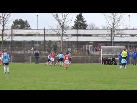 21-03-2014 ; JVOZ D2 - Oranje Wit D1, eerste helft