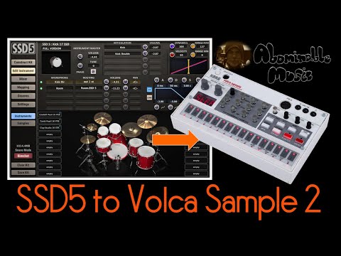 Steven Slate Drums 5 in a Volca Sample