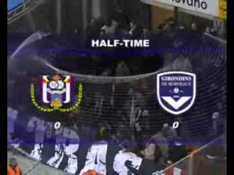 UEFA CUP 2007-2008 RSC Anderlecht 2-1 Bordeaux