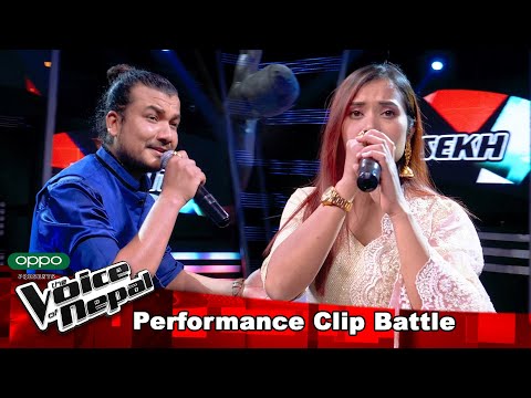 Sudita Vs Abisekh "Manche Ko Maya" Battle Round - The Voice of Nepal 2021