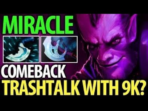 Miracle- [Riki] Trash Talk with 9k? Feel My Rage- Epic Comeback Dota2 7.03
