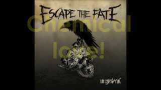 Escape the fate - Chemical love lyric