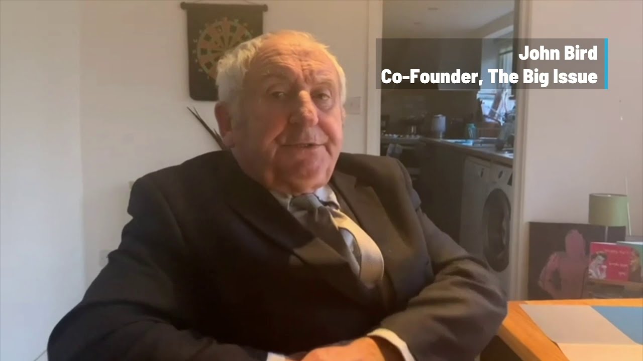 John Bird explains how you can join The Big Issue to prevent homelessness and unemployment