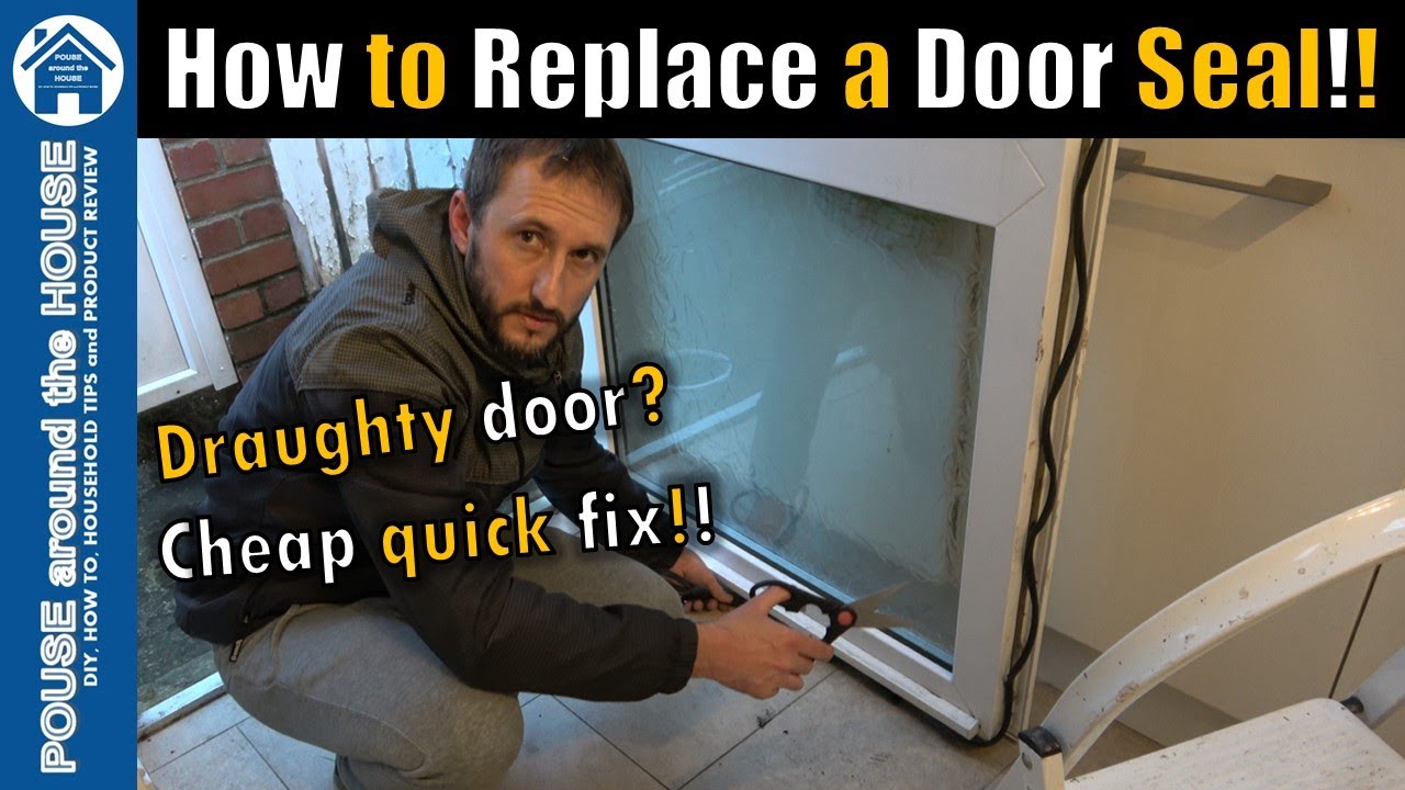How to fit & replace a door seal. uPVC door seal replacement. Stormguard window & door rubber seal.