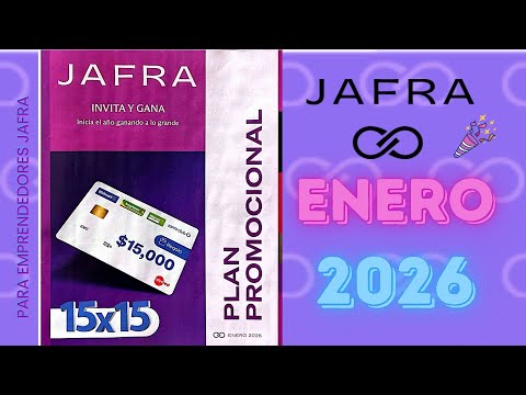 🌟PLAN PROMOCIONAL JAFRA ENERO 2026| Ingresa a Jafra| JAFRA Oportunidades Enero 2026 #jafra