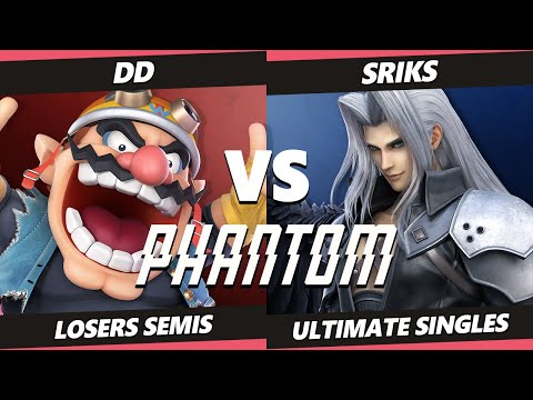 Phantom 2022 Losers Semis - DD (Wario) Vs. Sriks (Sephiroth) SSBU Ultimate Tournament