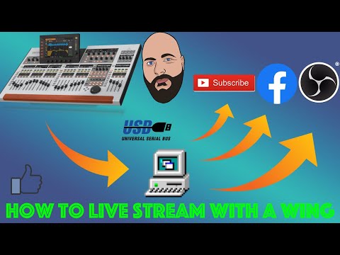 Quick WING Tips - How to Setup your Behringer WING for Broadcast / Live Stream With OBS and Facebook