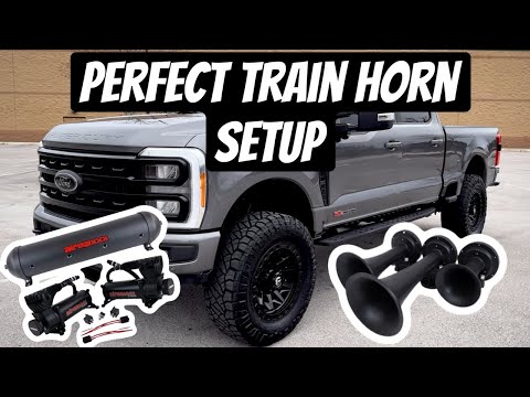 Perfect Train Horn Setup   4K