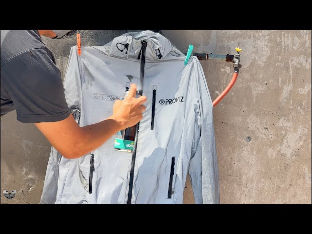 Vídeo relacionado con RIDEIRON Chubasquero hombre Impermeable,Traje de lluvia moto con capucha desmontable,impermeable,reflectante,ligera,resistente al viento,para exteriores,para ciclistas,Negro XXXL