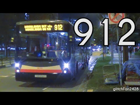 [SMRT] (Retired) Voith Kickdowns - TIB1234T on Service 912 - Mercedes Benz O405G Hispano Habit