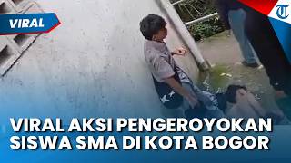 Diinjak hingga Disabet Ranting! Viral Aksi Pengeroyokan Siswa SMA di Ciheuleut Kota Bogor
