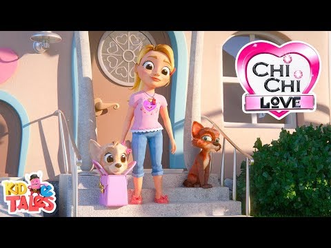 Simba pliušinis šuniukas su rankinuku Chi Chi Love video