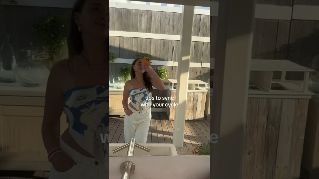 How to cycle sync for hormone balance! #hormonebalance #cyclesyncing #wellnesstips #womenshealth