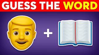 Guess The WORD By Emojis? 🤔 Popular Words Emoji Quiz Game