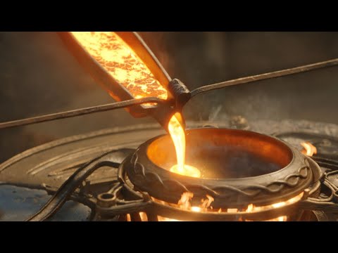 The VFX behind the forging of the Three Rings in 'The Rings of Power'