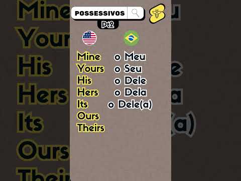 Pronomes Possessivos em Inglês