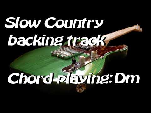 🛤️ Slow country ballad - Backing Track - key of C (With chords)