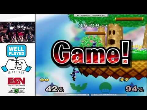 EGE.CoffeeBlack + Monib vs. Hello + A Link Named SlykBacc - Doubles LF - Well Played #9