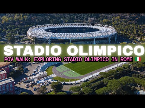 POV Walk : Exploring Stadio Olimpico in Rome 🇮🇹 | Epic Stadium Tour
