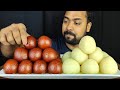 DESSERTS HUGE GULAB JAMUN SPONGE RASGULLA ASMR MUKBANG EATING SHOW FOOD VLOG LiveToEATT