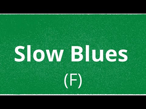 Slow Blues 6/8 Guitar Backing Track Jam in F