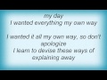 Bob Mould - First Drag Of The Day Lyrics
