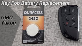 Replace a GMC Yukon 2021-2023 Key Fob Battery