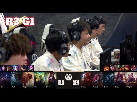 BLG vs GEN - Game 1 | Round 3 LoL MSI 2023 Main Stage | Bilibili Gaming vs Gen.G G1 full game