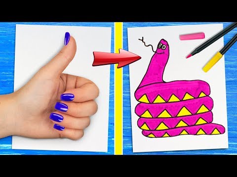 12 Drawing Tricks And Hacks You Should Know Video