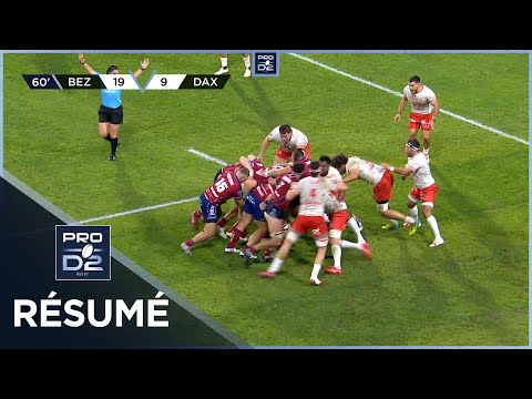 PRO D2 Saison 2023-2024 J11 - Résumé AS Béziers Hérault-US Dax