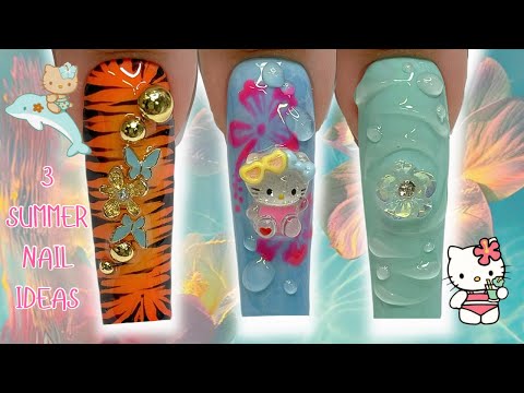 3 ANFÄNGERFREUNDLICHE Sommer-Nageldesigns