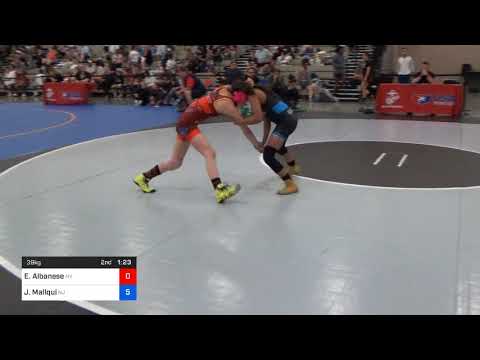 39 Kg Rr Rnd 1 Emma Albanese Team Nevada Vs Jasintai Mallqui Team New Jersey