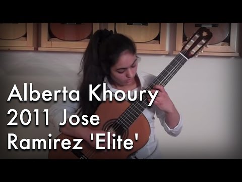 Bach 'Lute Suite No. 4 - Prelude' played by Alberta Khoury