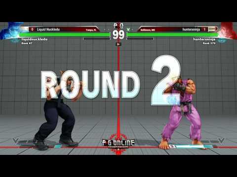 Liquid|Nuckledu (Guile) vs hunterxninja (Ryu) PxG Champs 2.5