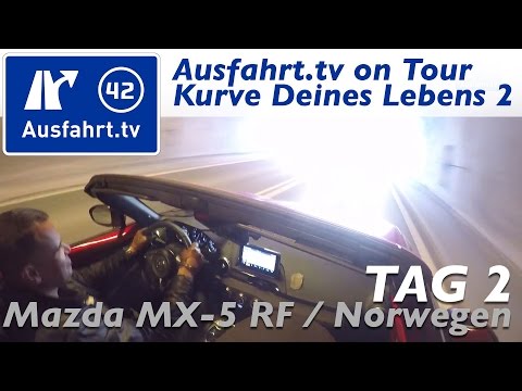 Norwegen Roadtrip 2/4 - Ausfahrt tv on Tour - Mazda MX-5 RF #KurveDeinesLebens 2 #drivetogether