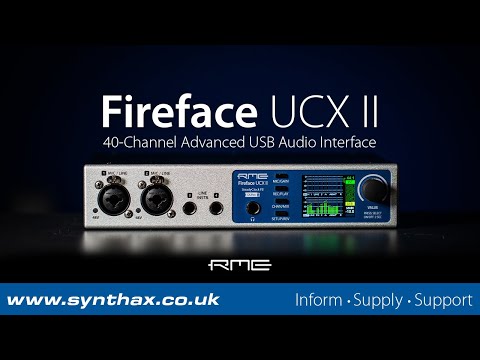 RME Fireface UCX II: First Look at RME's 40-Channel Advanced USB Audio Interface