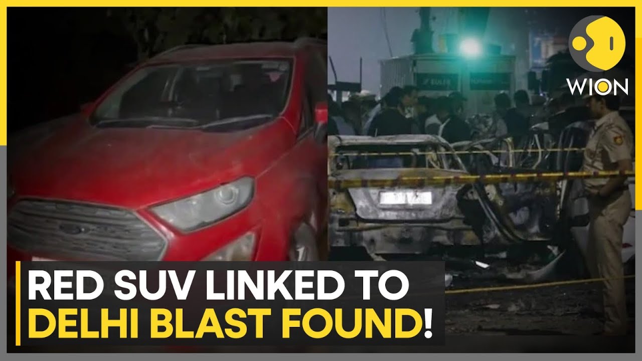 Delhi Terror Blast: Red SUV Linked to Accused Umar Nabi Found in Faridabad | WION