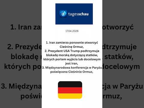 Niemiecki dziennik telewizyjny 17 kwietnia